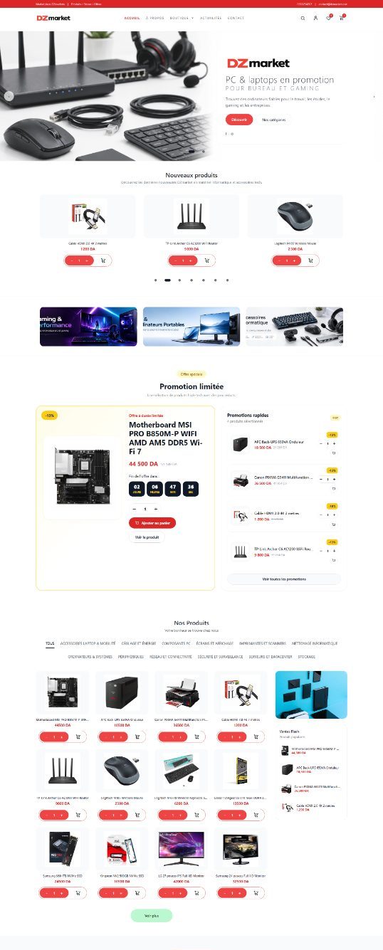 DZmarket – Marketplace informatique en Algérie | PC, composants et accessoires