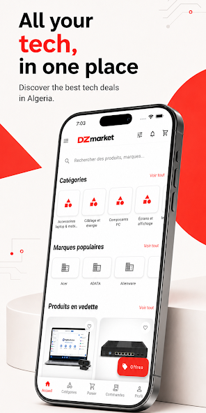 DZmarket – Mobile Marketplace App for IT Products in Algeria