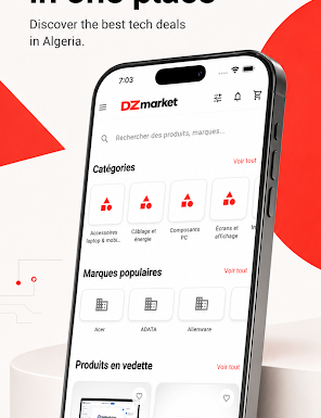 DZmarket – Application mobile de marketplace informatique en Algérie